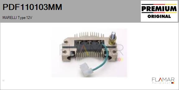 FLAMAR PDF110103MM - Punte diode aaoparts.ro