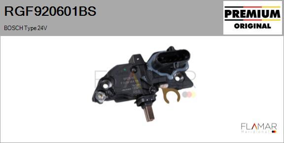 FLAMAR RGF920601BS - Regulator, alternator aaoparts.ro
