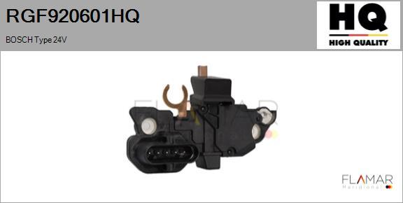 FLAMAR RGF920601HQ - Regulator, alternator aaoparts.ro