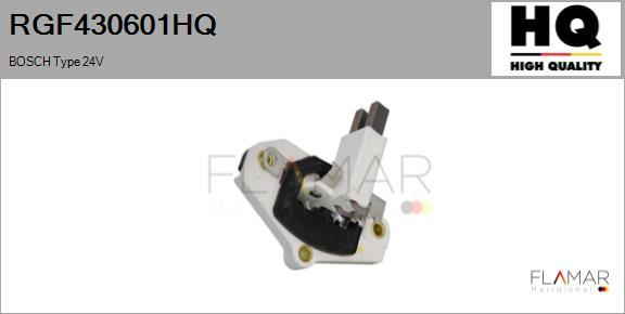 FLAMAR RGF430601HQ - Regulator, alternator aaoparts.ro