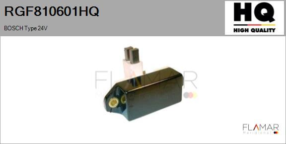 FLAMAR RGF810601HQ - Regulator, alternator aaoparts.ro