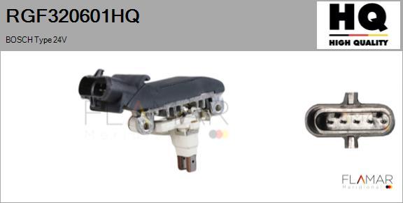 FLAMAR RGF320601HQ - Regulator, alternator aaoparts.ro
