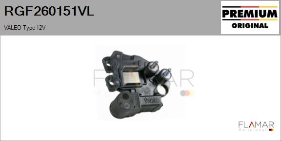 FLAMAR RGF260151VL - Regulator, alternator aaoparts.ro