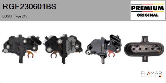FLAMAR RGF230601BS - Regulator, alternator aaoparts.ro