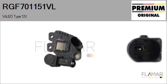 FLAMAR RGF701151VL - Regulator, alternator aaoparts.ro