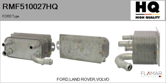 FLAMAR RMF510027HQ - Radiator ulei, ulei motor aaoparts.ro