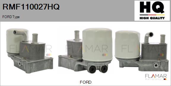 FLAMAR RMF110027HQ - Radiator ulei, ulei motor aaoparts.ro