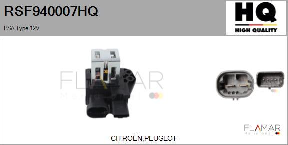 FLAMAR RSF940007HQ - Rezistor, Electromotor - ventilator aaoparts.ro