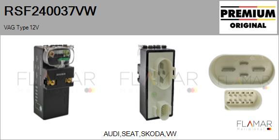 FLAMAR RSF240037VW - Unitate de control,aer conditionat aaoparts.ro