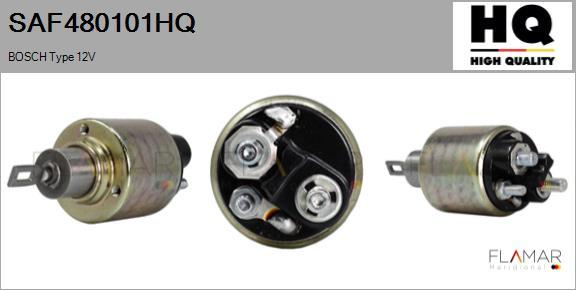 FLAMAR SAF480101HQ - Solenoid, electromotor aaoparts.ro