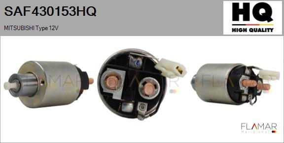 FLAMAR SAF430153HQ - Solenoid, electromotor aaoparts.ro