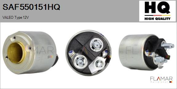 FLAMAR SAF550151HQ - Solenoid, electromotor aaoparts.ro