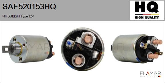 FLAMAR SAF520153HQ - Solenoid, electromotor aaoparts.ro