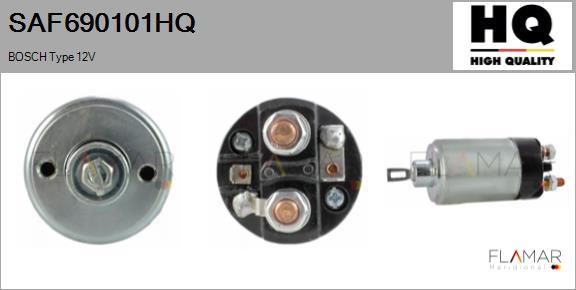 FLAMAR SAF690101HQ - Solenoid, electromotor aaoparts.ro