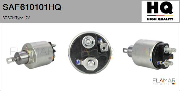 FLAMAR SAF610101HQ - Solenoid, electromotor aaoparts.ro