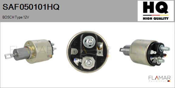 FLAMAR SAF050101HQ - Solenoid, electromotor aaoparts.ro
