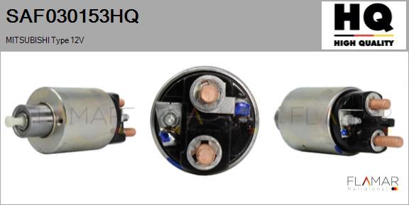 FLAMAR SAF030153HQ - Solenoid, electromotor aaoparts.ro