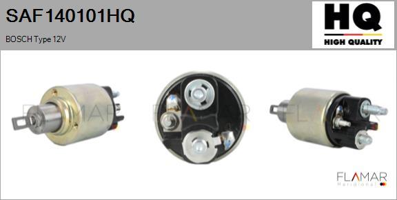 FLAMAR SAF140101HQ - Solenoid, electromotor aaoparts.ro