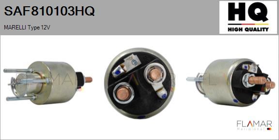 FLAMAR SAF810103HQ - Solenoid, electromotor aaoparts.ro