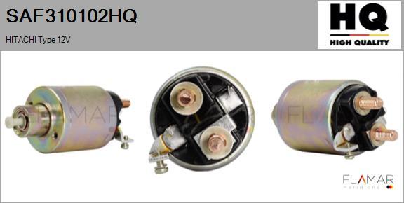 FLAMAR SAF310102HQ - Solenoid, electromotor aaoparts.ro