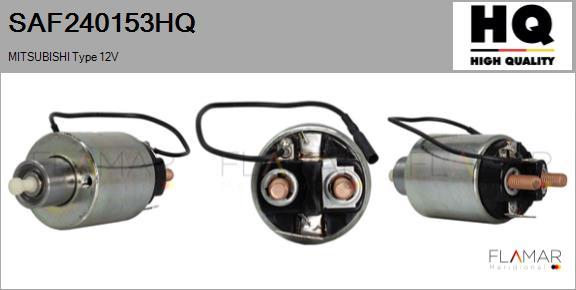 FLAMAR SAF240153HQ - Solenoid, electromotor aaoparts.ro