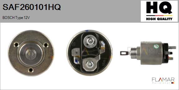 FLAMAR SAF260101HQ - Solenoid, electromotor aaoparts.ro