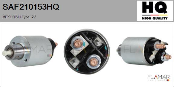 FLAMAR SAF210153HQ - Solenoid, electromotor aaoparts.ro