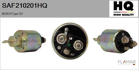 FLAMAR SAF210201HQ - Solenoid, electromotor aaoparts.ro