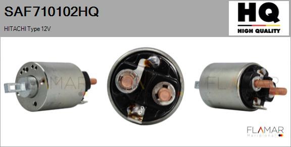 FLAMAR SAF710102HQ - Solenoid, electromotor aaoparts.ro