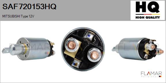 FLAMAR SAF720153HQ - Solenoid, electromotor aaoparts.ro