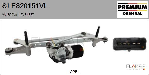 FLAMAR SLF820151VL - Sistem stergator parbriz aaoparts.ro