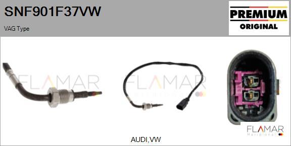 FLAMAR SNF901F37VW - Senzor, temperatura gaze evacuare aaoparts.ro
