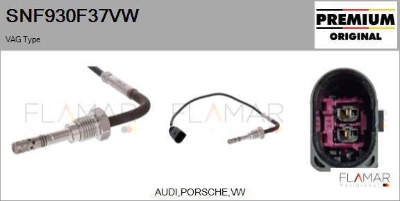 FLAMAR SNF930F37VW - Senzor, temperatura gaze evacuare aaoparts.ro