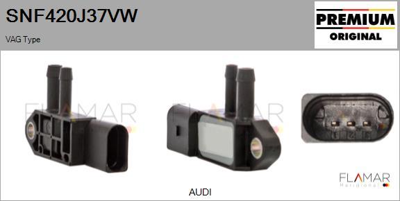 FLAMAR SNF420J37VW - Senzor, presiune gaze evacuare aaoparts.ro