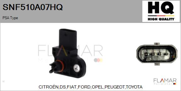 FLAMAR SNF510A07HQ - Senzor, presiune galerie admisie aaoparts.ro