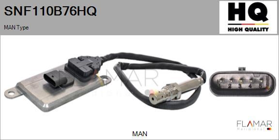 FLAMAR SNF110B76HQ - Senzor NOx, injectie aditiv aaoparts.ro