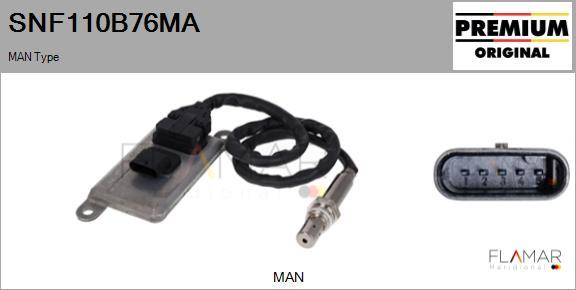 FLAMAR SNF110B76MA - Senzor NOx, injectie aditiv aaoparts.ro