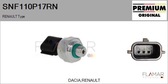 FLAMAR SNF110P17RN - Comutator presiune, aer conditionat aaoparts.ro