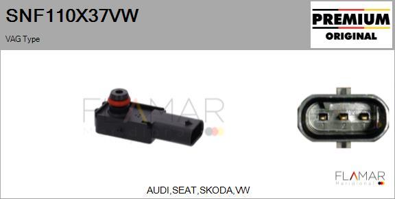 FLAMAR SNF110X37VW - Senzor presiune, amplificare frane aaoparts.ro
