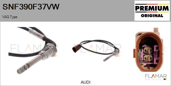 FLAMAR SNF390F37VW - Senzor, temperatura gaze evacuare aaoparts.ro