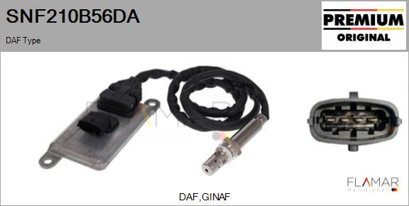 FLAMAR SNF210B56DA - Senzor NOx, injectie aditiv aaoparts.ro