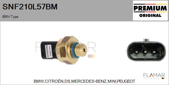 FLAMAR SNF210L57BM - Senzor,presiune ulei aaoparts.ro