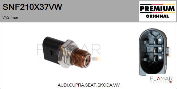 FLAMAR SNF210X37VW - Supapa control presiune, sistem - Common-Rail aaoparts.ro