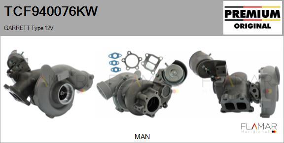 FLAMAR TCF940076KW - Compresor,sistem de supraalimentare aaoparts.ro