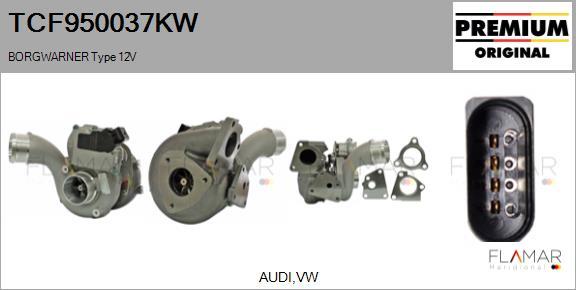 FLAMAR TCF950037KW - Compresor,sistem de supraalimentare aaoparts.ro