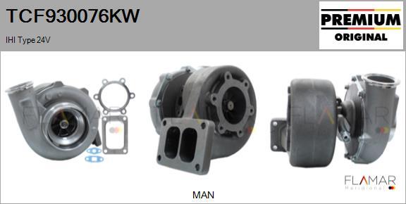 FLAMAR TCF930076KW - Compresor,sistem de supraalimentare aaoparts.ro