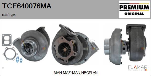 FLAMAR TCF640076MA - Compresor,sistem de supraalimentare aaoparts.ro