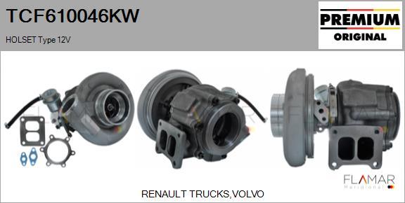 FLAMAR TCF610046KW - Compresor,sistem de supraalimentare aaoparts.ro