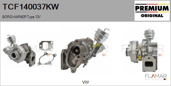 FLAMAR TCF140037KW - Compresor,sistem de supraalimentare aaoparts.ro