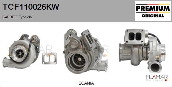 FLAMAR TCF110026KW - Compresor,sistem de supraalimentare aaoparts.ro